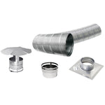 Drolet stainless flex liner kit for inserts VOLKI-635