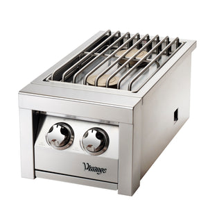 Vintage Luxury Grill Natural Gas Double Side Burner