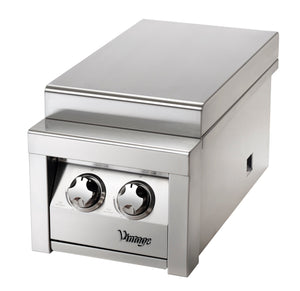 Vintage Luxury Grill Natural Gas Double Side Burner