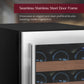 Allavino VSW3015S-1SL seamless stainless steel door frame