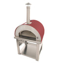 Kucht Outdoor Wood Fire Pizza Oven in Red VENICE-R