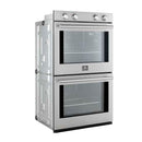 FORNO Vomero 30" 10 cu. ft. Built-In Double Electric Wall Oven in Stainless Steel, FBOEL1324-30
