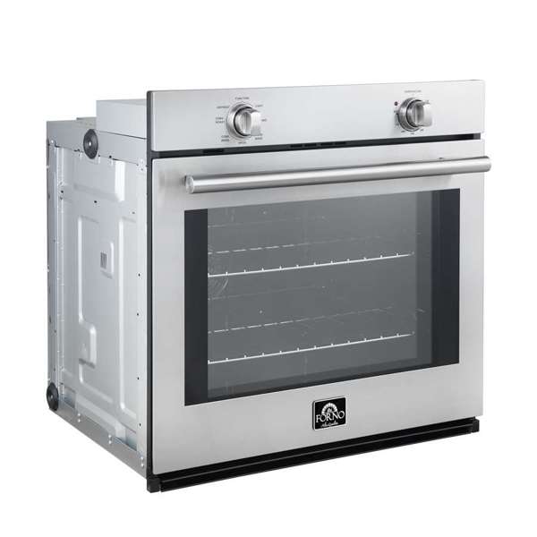 FORNO Vomero 30" 5 cu. ft. Built-In Single Electric Wall Oven in Stainless Steel, FBOEL1370-30