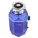 FORNO Acqua BrightDiamond 1HP Super Quiet Garbage Disposal Corded with Motion Sensor Cabinet Light & Pre-Wired Air Switch