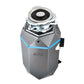 FORNO Acqua BrightDiamond 1HP Super Quiet Garbage Disposal Corded with Motion Sensor Cabinet Light & Pre-Wired Air Switch - MyBBQDirect