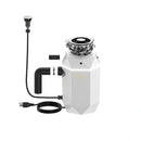 FORNO Acqua BrightDiamond 3/4HP Super Quiet Garbage Disposal Corded with Motion Sensor Cabinet Light & Pre-Wired Air Switch - MyBBQDirect