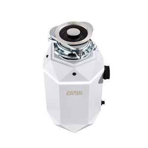 FORNO Acqua BrightDiamond 1HP Super Quiet Garbage Disposal Corded with Motion Sensor Cabinet Light & Pre-Wired Air Switch - MyBBQDirect