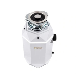 FORNO Acqua BrightDiamond 3/4HP Super Quiet Garbage Disposal Corded with Motion Sensor Cabinet Light & Pre-Wired Air Switch - MyBBQDirect