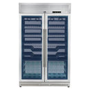 FORNO Abruzzo 48-Inch Dual Zone Wine Cooler with 102 Bottles, 24 Cu. Ft., Green Acrylic Holders & Black Shelves FWCDR6610-48S - MyBBQDirect