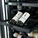 FORNO Abruzzo 48-Inch Dual Zone Wine Cooler with 102 Bottles, 24 Cu. Ft., Green Acrylic Holders & Black Shelves FWCDR6610-48S - MyBBQDirect