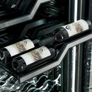 FORNO Abruzzo 48-Inch Dual Zone Wine Cooler with Clear Acrylic Holders & Stainless Trim Shelves FWCDR6611-48S