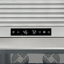 FORNO Abruzzo 48-Inch Dual Zone Wine Cooler with Clear Acrylic Holders & Stainless Trim Shelves FWCDR6611-48S - MyBBQDirect