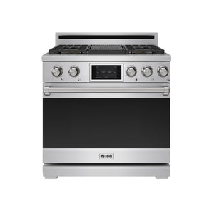 Thor Kitchen X Series 36-inch Professional Freestanding Dual Fuel Gas Range (XRD36E)