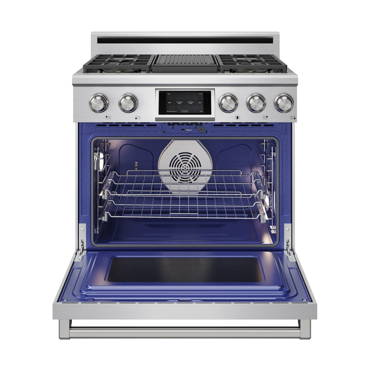 Thor Kitchen X Series 36-inch Professional Freestanding Dual Fuel Gas Range (XRD36E)