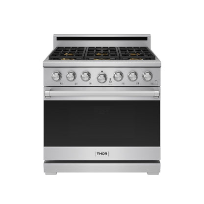 Thor Kitchen 36 Inch X Series Premium Professional Gas Range (XRG36E)