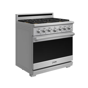 Thor Kitchen 36 Inch X Series Premium Professional Gas Range (XRG36E)