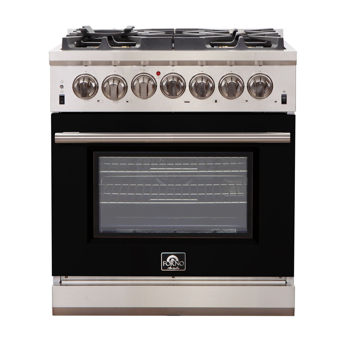 FORNO Capriasca - Titanium Professional 30" Freestanding Colored Door Gas Range FFSGS6260-30