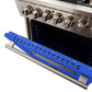 FORNO Capriasca - Titanium Professional 30" Freestanding Colored Door Gas Range FFSGS6260-30