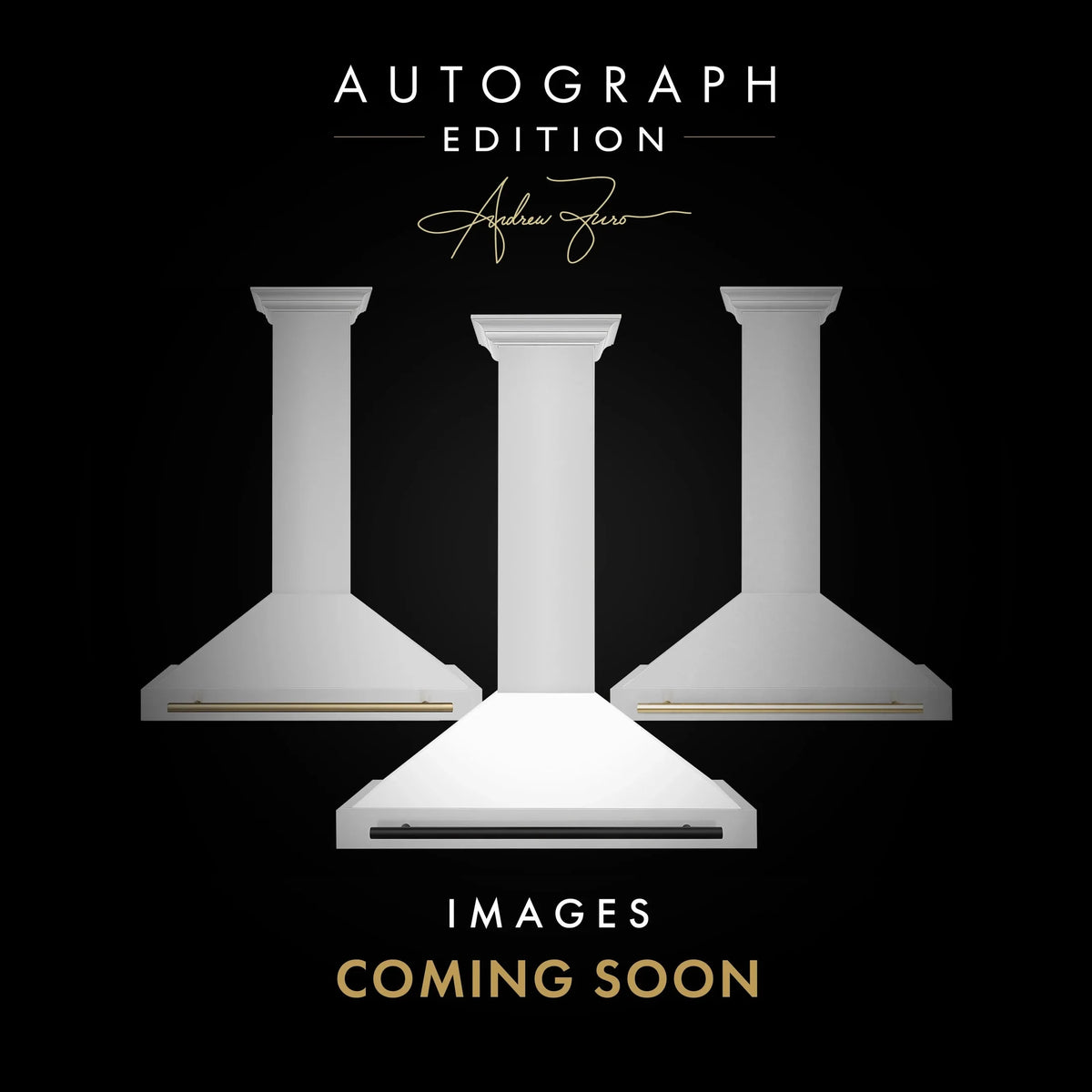 ZLINE 48" Autograph Edition Stainless Steel Range Hood with White Matte Shell KB4STZ-WM48