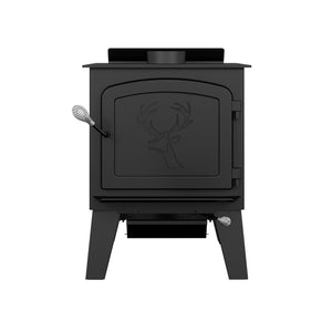 Drolet Black Stag II Wood Stove - DB03411