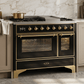 ILVE Majestic II 48 Inch Dual Fuel Range, Double Oven, 8 Burners & Griddle UM12FDNS3 - MyBBQDirect