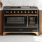 ILVE Majestic II 48 Inch Dual Fuel Range, Double Oven, 8 Burners & Griddle UM12FDNS3 - MyBBQDirect