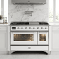 ILVE Majestic II 48 Inch Dual Fuel Range, Double Oven, 8 Burners & Griddle UM12FDNS3 - MyBBQDirect