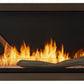 Monessen Artisan Linear vent-free fireplace 42-inch with driftwood logs and copper face