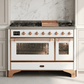 ILVE Majestic II 48 Inch Dual Fuel Range, Double Oven, 8 Burners & Griddle UM12FDNS3 - MyBBQDirect