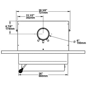 Drolet ESCAPE 1800-I WOOD INSERT TRIO 35 FT DB03128K