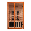Dynamic Santiago 2-Person Full Spectrum Near Zero EMF Under 2MG FAR Infrared Sauna Canadian Hemlock DYN-6209-02 Elite