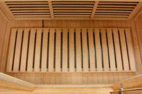 Golden Designs Maxxus 3-Person Corner Full Spectrum Near Zero EMF Under 2MG FAR Infrared Sauna Canadian Red Cedar - MX-M356-01-FS CED