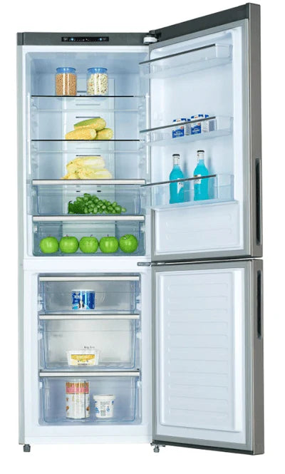FORNO 24-Inch Refrigerator 11.1 cu.ft Bottom Freezer in Stainless Steel with Side Grip Handle - FFFFD1948-24LS