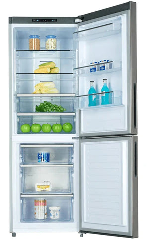 FORNO 24-Inch Refrigerator 11.1 cu.ft Bottom Freezer in Stainless Steel with Side Grip Handle - FFFFD1948-24LS