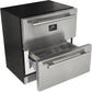FORNO 30” Cologne Stainless Steel Drawer Freeze 3.64 cu ft With Ice Maker
