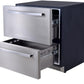 FORNO 30” Cologne Stainless Steel Drawer Freeze 3.64 cu ft With Ice Maker