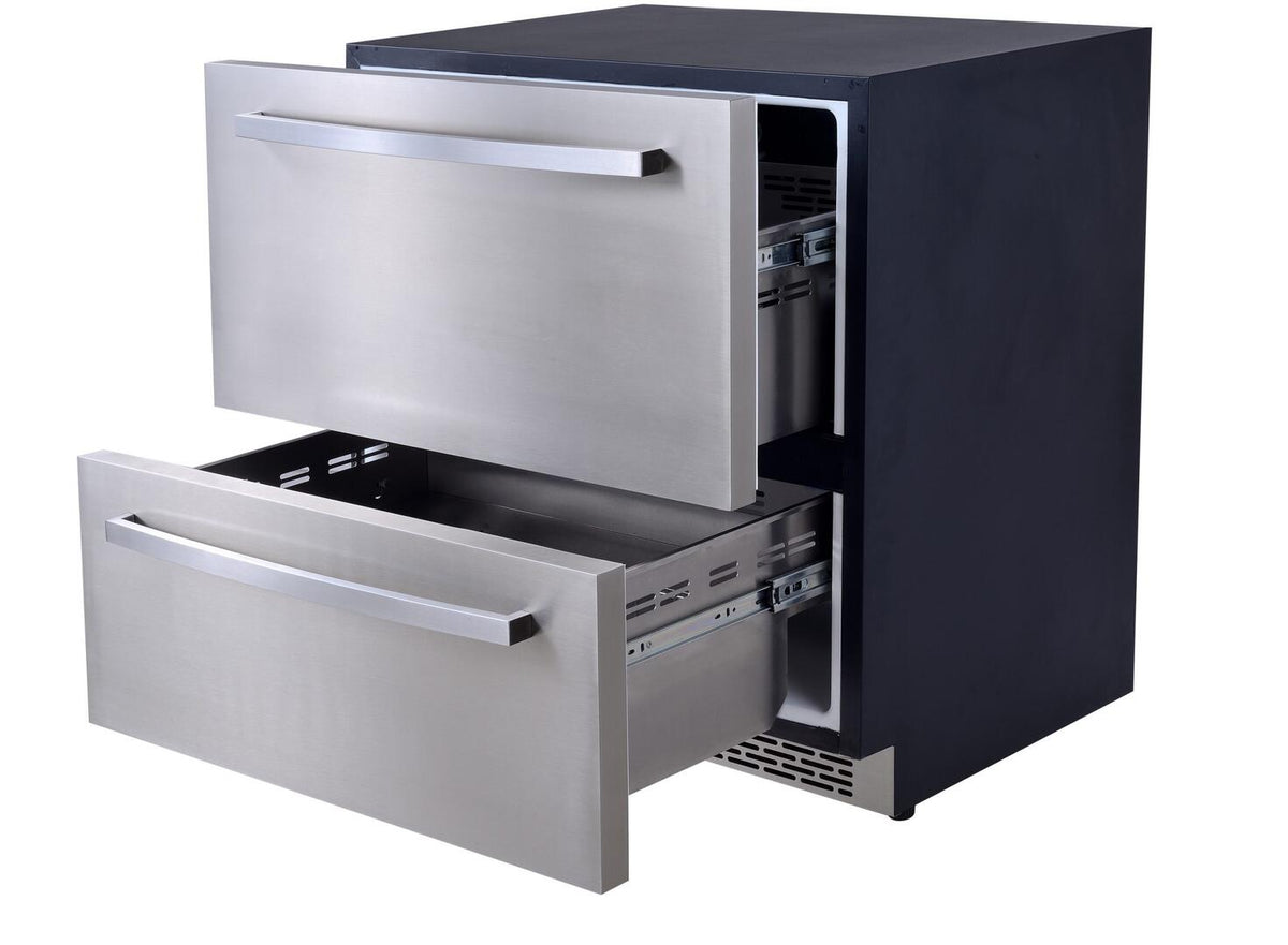 FORNO 30” Cologne Stainless Steel Drawer Freeze 3.64 cu ft With Ice Maker
