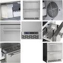 FORNO 30” Cologne Stainless Steel Drawer Freeze 3.64 cu ft With Ice Maker