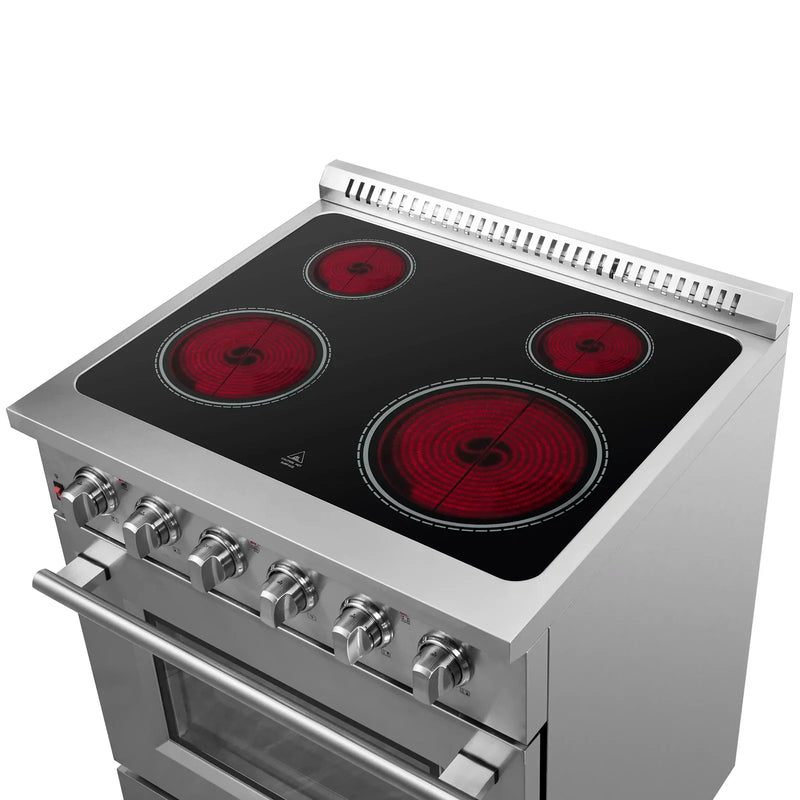 Forno 30-Inch Electric Range with Convection Oven in Stainless Steel 