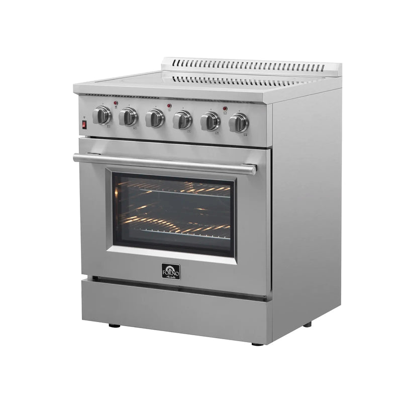 Forno 30-Inch Electric Range with Convection Oven in Stainless Steel 