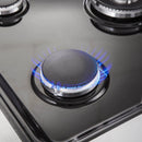 Forno 30-Inch Freestanding French Door Dual Fuel Range with 5 Burners and 68,000 BTUs in Stainless Steel 