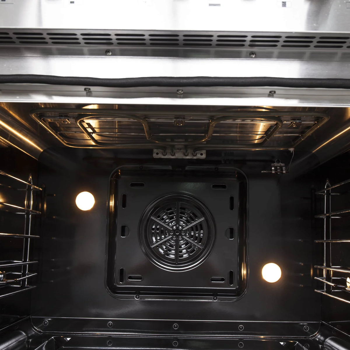 Forno 30-Inch Freestanding French Door Dual Fuel Range with 5 Burners and 68,000 BTUs in Stainless Steel 