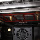 Forno 30-Inch Freestanding French Door Dual Fuel Range with 5 Burners and 68,000 BTUs in Stainless Steel 