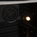 Forno 30-Inch Freestanding French Door Dual Fuel Range with 5 Burners and 68,000 BTUs in Stainless Steel 