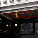 Forno 30-Inch French Door Electric Range with Convection Oven in Stainless Steel