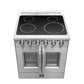 Forno 30-Inch French Door Electric Range with Convection Oven in Stainless Steel