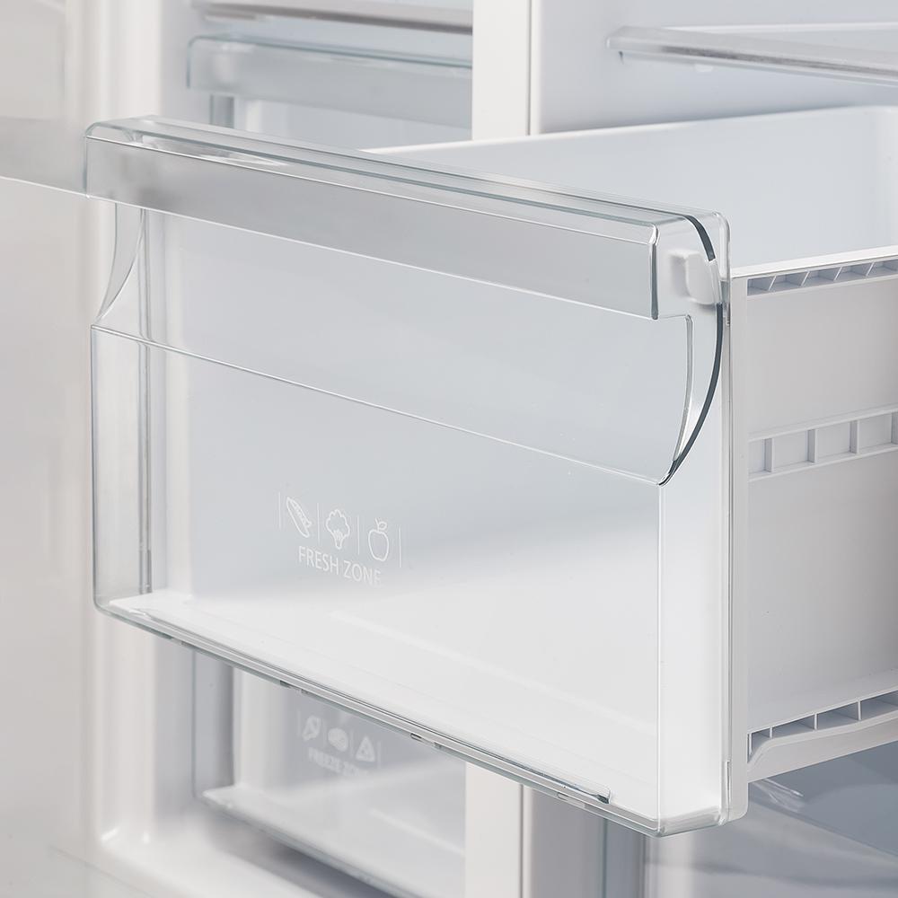 FORNO Salerno 33" Side by Side Built-in Refrigerator 15.6 cu.ft in Stainless Steel - FFRBI1805-33SB