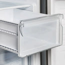 FORNO Salerno 33" Side by Side Built-in Refrigerator 15.6 cu.ft in Stainless Steel with Built-in Style Grille Trim Kit - FFRBI1805-37SG