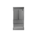 FORNO Gallipoli 36" French Door Refrigerator 19 cu.ft with Built-in Style Grille Trim Kit - FFRBI1820-40SG