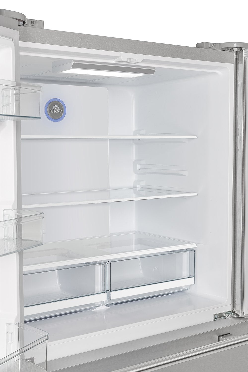 FORNO Gallipoli 36" French Door Refrigerator 19 cu.ft with Built-in Style Grille Trim Kit - FFRBI1820-40SG